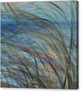 Ocean Grasses In The Wind Canvas Print