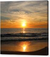 Ocean Sunset - 7 Canvas Print