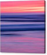 Oceanside Sunset #2 - Abstract Photograph Canvas Print