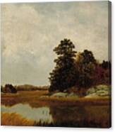 October In The Marshes Canvas Print