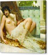 Odalisque Aux Colombes 1900 Canvas Print