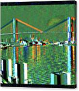 Of Time And The Savannah River Bridge Canvas Print