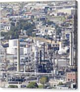 Oil And Gas Processing Refinery Canvas Print