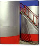 Oil Industry Storage Tank Canvas Print