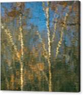 Oil Painting Trees Canvas Print