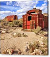 Old Caboose At Rhyolite Canvas Print