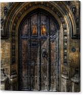 Old College Door - Oxford Canvas Print