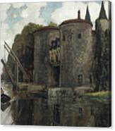 Old Drawbridge, Bruges Canvas Print