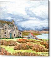 Old Farm Isle Of Lewis Scotland Canvas Print