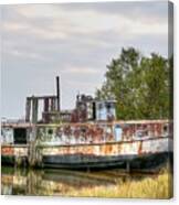 Old Fishing Boat Canvas Print