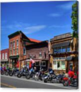 Old Forge's Bike And Brews Canvas Print
