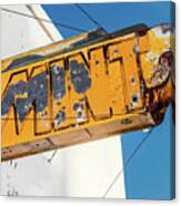 Old Mint Sign Canvas Print