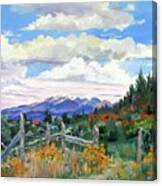 Old North Fence-in Colorado Canvas Print