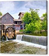 Old Pigeon Forge Mill Canvas Print