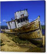 Old Point Reyes Boat Canvas Print