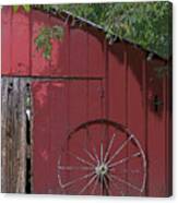 Old Red Barn Canvas Print