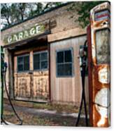 Old Service Station Canvas Print