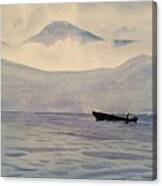 On Lake Atitlan Canvas Print
