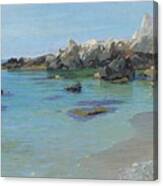 On The Capri Coast Canvas Print