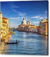 On The Grand Canal Canvas Print