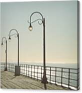 On The Pier Canvas Print