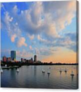 On The River Canvas Print