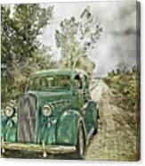 On The River Road Canvas Print