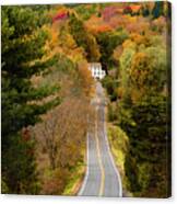 On The Road To New Paltz Canvas Print