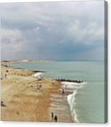 One Cool Beach Day Canvas Print