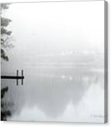One Early Morning At The Lake Canvas Print
