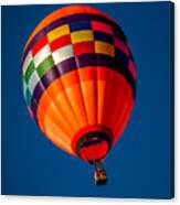 Orange Crush - Hot Air Balloon Canvas Print