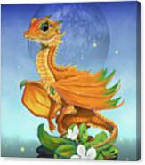 Orange Dragon Canvas Print