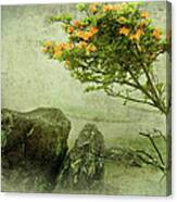 Orange Rhododendron In The Blue Ridge Fx Canvas Print