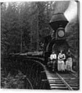 Oregon: Logging Train Canvas Print