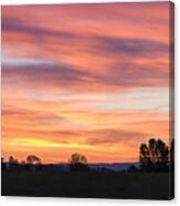 Oregon Sunrise Canvas Print