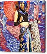 Oriental Cosplayer Canvas Print