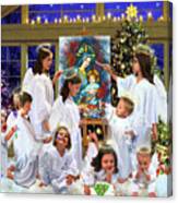 Our 2017 Christmas Angels Canvas Print