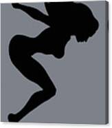Our Bodies Our Way Future Is Female Feminist Statement Mudflap Girl Diving Canvas Print