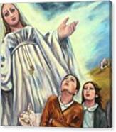 Our Lady Of Fatima Canvas Print