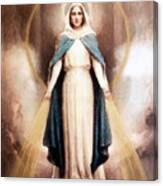 Our Lady Of Grace Devotional Image. Canvas Print