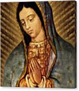Our Lady Of Guadalupe Devotional Image Canvas Print