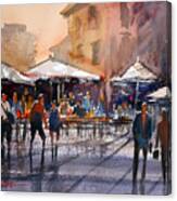 Outdoor Market - Rome Canvas Print