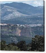 Overlooking Ronda, Andalucia Spain Canvas Print