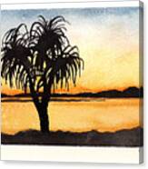 Oz Sunset 01 Canvas Print