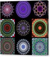Kaleidoscope Patchwork 2 Canvas Print