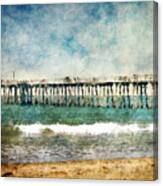 Pacific Ocean Pier Canvas Print
