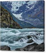 Paine River Rapids - Patagonia Canvas Print