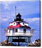 Painted Thomas Point Lighthouse Canvas Print