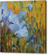 Painterly Bluebells Canvas Print