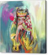 Painting 786 1 Kailash Girl Canvas Print